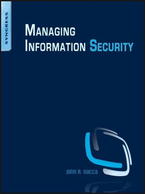 cover image of Managing Information Security
